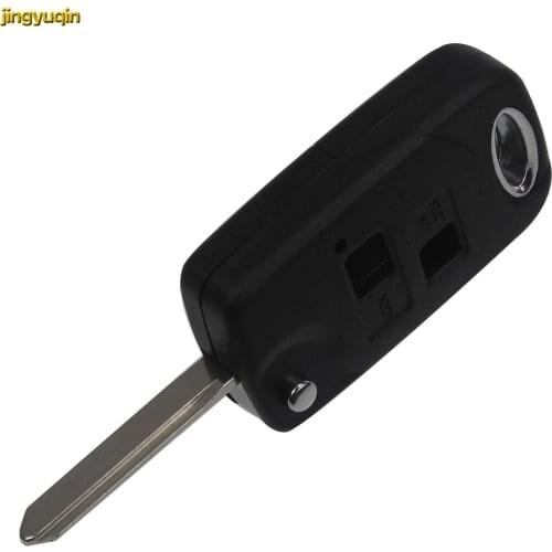 Jingyuqin Remote Car Key Case Shell Fob TOY47 for Toyota Yaris Carina Corolla Avensis SWITCH Folding Flip Key Cover 2 Buttons