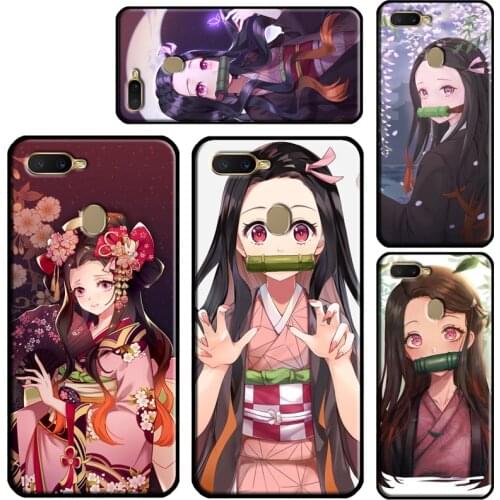 Kimetsu no Yaiba Kamado Nezuko Phone Case For OPPO A91 A15 A5 A9 A53 A31 2020 A5S A3S A1K A52 A72 F5 F7 Reno 2 Z 4 Pro