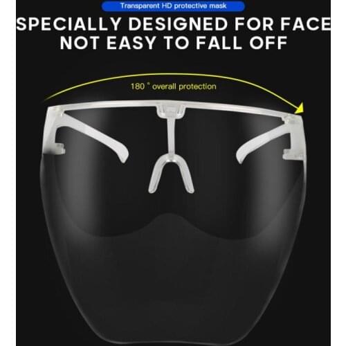 Kitchen Face Shield Transparent Goggles Screen Mask Visor Eye Protection Glasses Anti-fog Protective Face Mask Cooking Tools