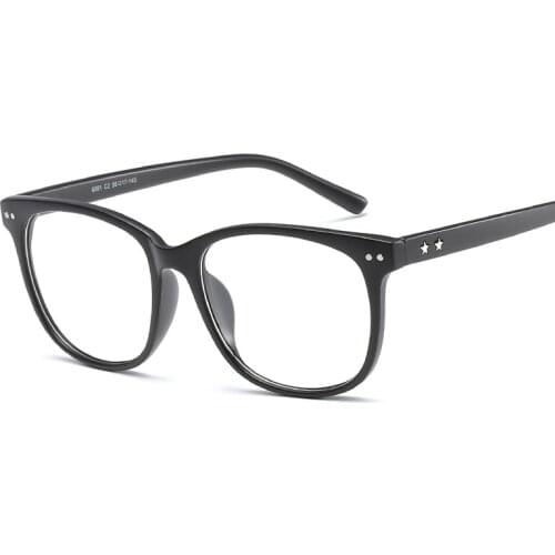 Fashion Small Stars Frame Glasses With Myopia Lens Women Men Retro Prescription Eyeglasses -0.5 -1.0 -1.5 -2.0 -2.5 -3.0 To -6.0
