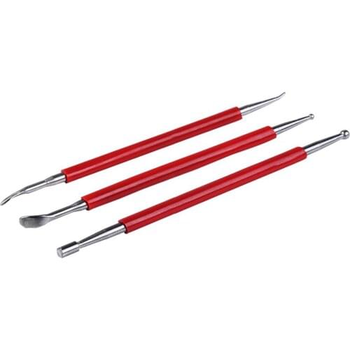 Leather caving tools kit scribing shaping stroke diy craft supplies handmade design Leathercraft modeling working tool set