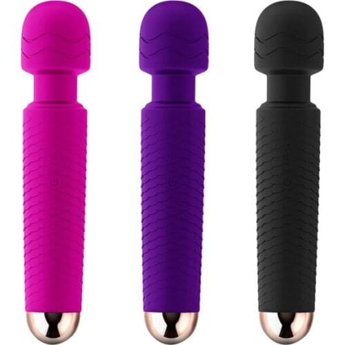 NEW 25 Speed Powerful Magic Wand AV Vibrator Sex Toys for Woman Clitoris Stimulator Sex Shop Adults G Spot Vibrating Dildo ST754