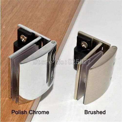 DHL Wholesale 40PCS Zinc Alloy glass door hinge for wine cabinet display window for glass thickness 5-8mm JF1147