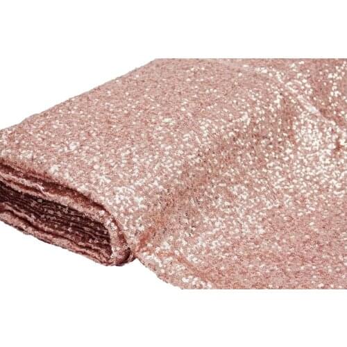 Rectangle Sequin Tablecloth Banquet Table Runner Wedding Reception Party Decor Rose Gold