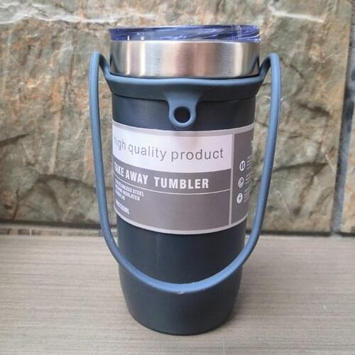 530ml Double Stainless Steel Coffee Thermos Mug with Non-slip Case Car Vacuum Flask Travel Insulated Bottle