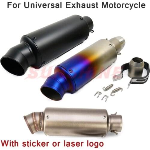 Motorcross Exhaust Pipe Motorcycle Muffler DB Killer Racing Motorbike Modified Moto For Z900 MT03 ER6N Z650 GSXR 750 CBR250 Z800