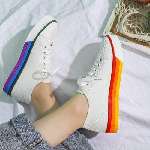2020 Fashion Summer New Women Casual Shoes Flats Canvas Women Casual Breathable Shoes Sneakers Woman Canvas Shoes U12-35