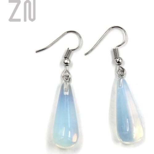 Серьги с камнями ZN China At AliExpress