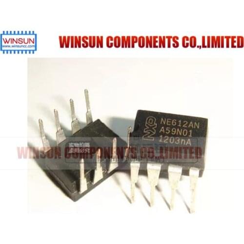 10PCS 100% NEW ORIGINAL NE612AN DIP8 NE612 DIP authentic GENUINE