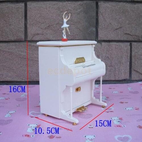 Ballet Dancing Rotation Girl Music Box Piano Musical Box Tabletop Ornaments Home Decor