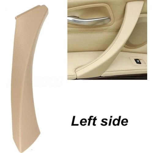 BeigeLeft Inner Door Panel Handle Outer Cover Trim For BMW 3-Series E90 Beige
