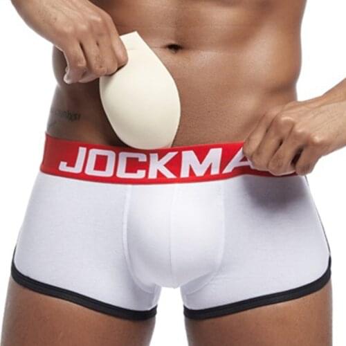 Men Padded Boxers Shapers Instant Butt Booster Enhancing Underwear Butt Lifter Shapewear Pad Enhancing Underwear Control Panties