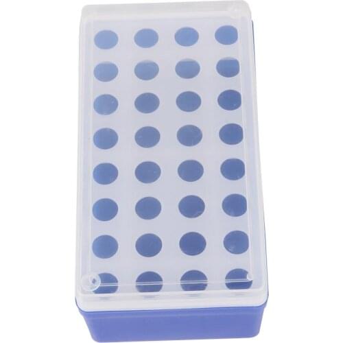 32 Holes Centrifuge Test Tube Holder 5ml Centrifugal Test Tube Support Stand Laboratory Test Tube Rack Box