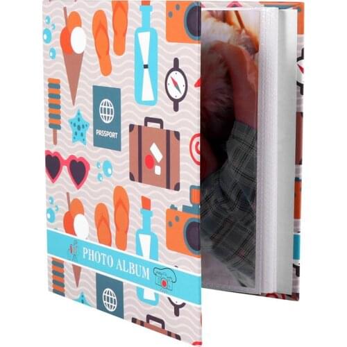 1pc 6 Inch Photo Album Photo Storage Album For Picture Children Yearbook Diy Insert Type Picture Album Can Store 100 Photos