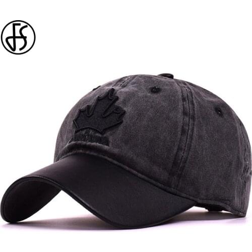 FS 2021 Summer Canada Maple Leaf Hip Hop Caps For Men Women Brown Snapback Baseball Cap Streetwear Designer Hats Casquette