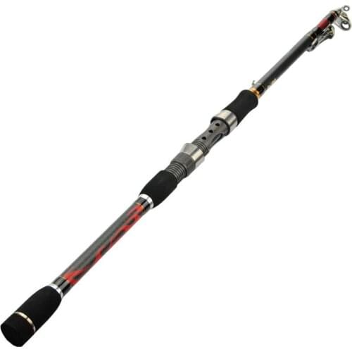Hanjiang Snow Fishing Rod Telescopic Vibrating High Carbon Road Sub-throwing Rod Throwing Rod