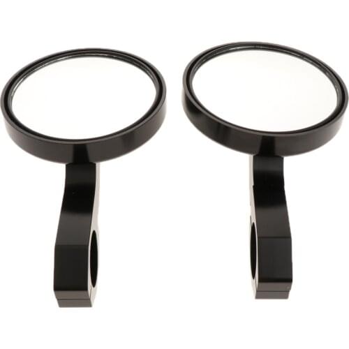1.75' Round Side Rear View Mirrors for Polaris RZR Ranger 900 XP4 1000 S900