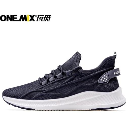 ONEMIX 2021 Men Running Shoes Breathable Outdoor Sports Shoes Lightweight Sneakers Women Comfortable Athletic Training Footwear