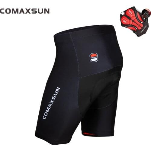 COMAXSUN Mens Cycling Shorts 3D Padded Bike/Bicycle Outdoor Sports Tight S-3XL 3 Color