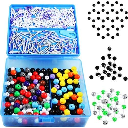 296 Atoms Molecular Model Kit Organic Inorganic Chemistry Molecules Atomic Structure Set Science Teaching Experiment Education