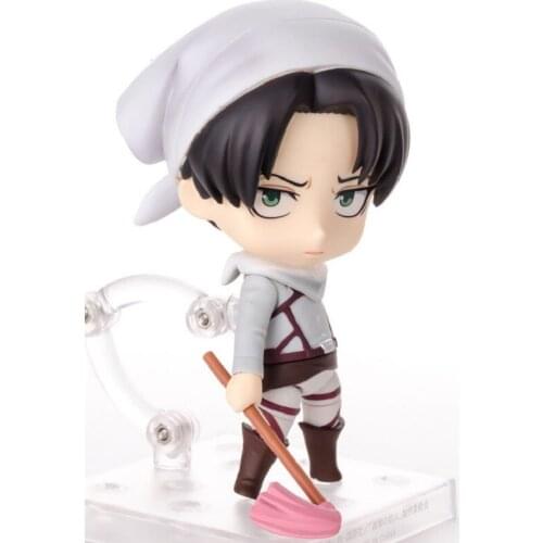 Attack on Titan Rivaille 417 PVC Action Figure Assemble Movable Collectible Ackerman Eren Model Toy Gift 10cm