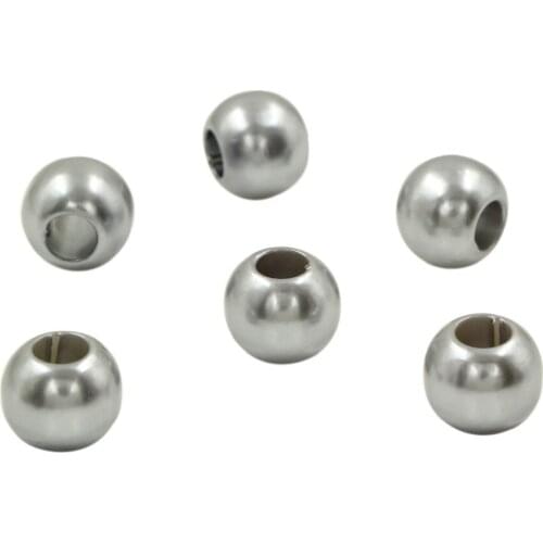 Wholesales 50pcs Gray Acrylic Shiny Simulated Pearl Rondelle Loose Large Hole Charm Beads Fit European Bracelet