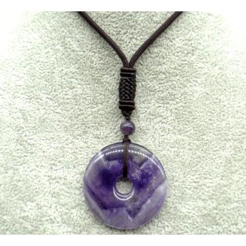 35MM Natural stone aventurine Turquoises Quartz Crystal Opal safety button pendant diy Jewelry making necklace wholesale