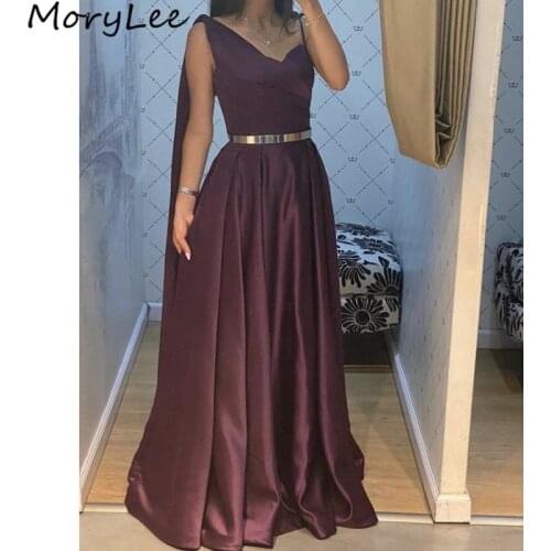 Prom Dresses Purple One Shoulder Sweetheart A-Line High Quality Satin Prom Dresses With Zipper Back vestidos de fiesta de noche