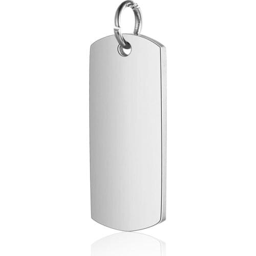 5pcs/Lot Fashion Pendant Charms Polished Rectangle Arc-Shaped Pendant Jewelry Diy Earring Necklace Jewelry Making Findings