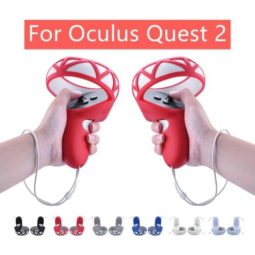 Silicone Protective Cover For Oculus Quest 2 VR Touch Controller Handle Grip Cover Skin For Oculus Quest 2 VR Accessories