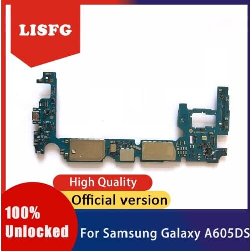 Replacement mainboard with full chips for Samsung Galaxy A6 Plus A605DS Motherboard good working full tested logic board