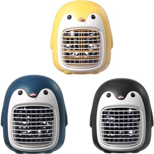 Cold Spray Fan Hand-held Anion Fan USB Charging Air Conditioner Small Fan