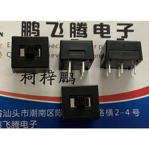 1PCS 6MD3S202M4QES Taiwan Dailywell toggle switch 6-foot 3 gear straight plug double row 6-foot sliding 5.08 pitch