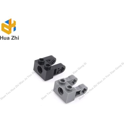 "Building Blocks Parts 85943 10PCS Technic Brick 1 x 2 with Hole and Dual Beam Extensions LEGOING MOCS Education"