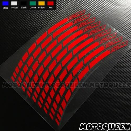 16X Motorcycle Front Rear Wheel Rims Tire Decorative Decals Reflective Stripe Stickers Waterproof For YAMAHA TDM 850 900