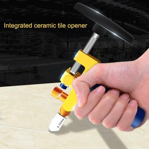 2 In 1 Manual Tile Mirrors Cutter Multi-Functional Glass Cutter Divider Kit Ceramic Opener Easy Glass Tile Cutter Breaker