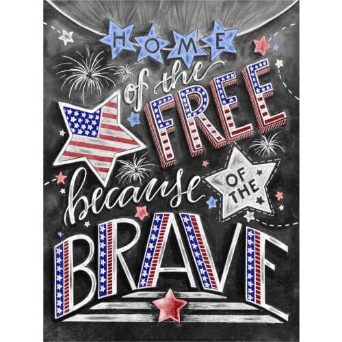 DIY 5D Diamond Painting Kits For Adults Paint By Number Kits Pictures Cross Stitch Letter Free Brave Arts Craft For Wall Decor