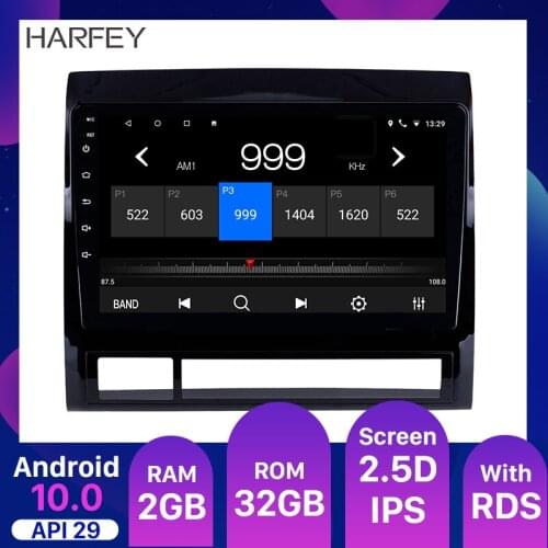 Harfey Android 10.0 9" Head Unit Player for 2005-2013 TOYOTA TACOMA/HILUX (America Version) Car GPS radio Support DVR RearCamera