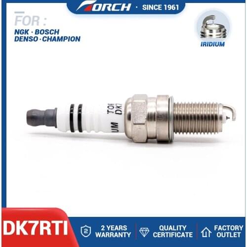 Iridium Torch Spark Plug DK7RTI Alternative Glow Plugs For Champion RER8WYB NGK IKR7D NGK DCPR7EIX Autolite XS4164 Denso IXU22