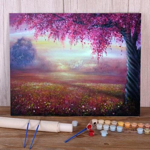 Natural Scenery Endless Love Painting By Numbers Set Acrylic Paints 50*70 Picture By Numbers Photo Home Handiwork