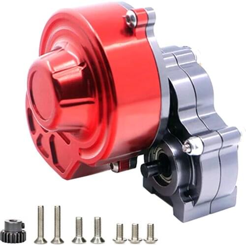 Complete Metal SCX10 Gearbox Transmission Box with Gear for 1/10 RC Crawler Axial SCX10 Upgrade RC Car Parts