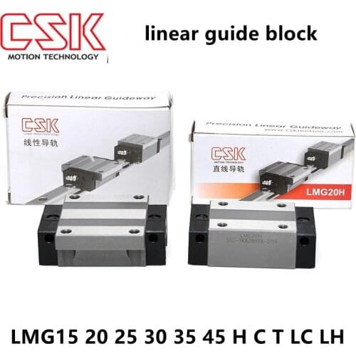 CSK linear guide block carriage LMG15H LMG20H LMG25H LMG30H LMG15C LMG20C LMG25C LMG30C LMG15T LMG20T LMG25T LMG20 25 30LH LC