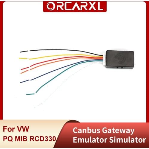 MIB Low Decoder for RCD330 Radio Canbus Gateway Emulator Simulator For VW PQ Golf Jetta MK5 MK6 Passat
