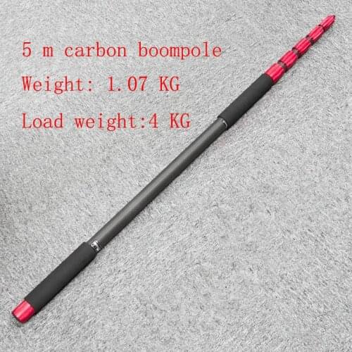JIEYANG JY90C JY100C JY500C carbon fiber boompole microphone pole Mic recording microphone rod boom pole Speedlite Stick 3m 5m