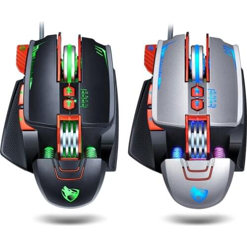 Professional Gaming Mouse 2500DPI Ergonomics Mouse Macro Definition One Button Press Gun Mechanical Mouse Wired Computer Mouse