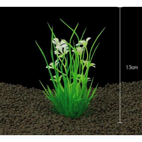 2020 New 13cm Underwater Artificial Aquatic Plant Ornaments for Aquarium Fish Tank Green Water Grass Landscape Decoration