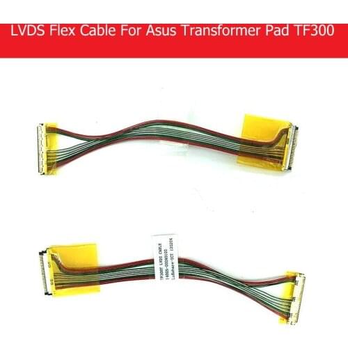 Genuine Screen Video LVDS Flex Cable For Asus Transformer Pad TF300 TF300T TF300TL TF300TG LCD LED cable P/N 14005-00240100