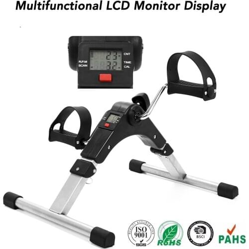 Household Mini Exercise Bike Bodybuilding Machine Elderly Rehabilitation Leg Arm Trainer Medical Exercise Bike Fitness Equipment