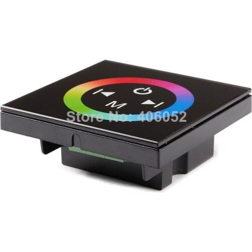Touch Panel Rgb Full Color Led Controller Dc12v -24v 12A 3 Channel For Strip Home Lights Wall Washer