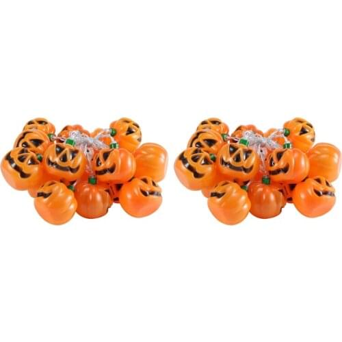 Halloween Decoration Pumpkin String Lights Halloween Pumpkin Lantern for Home Outdoor Garden Party Halloween Decoration